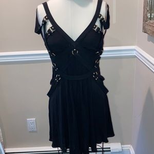 Temperley London Black Strappy Dress